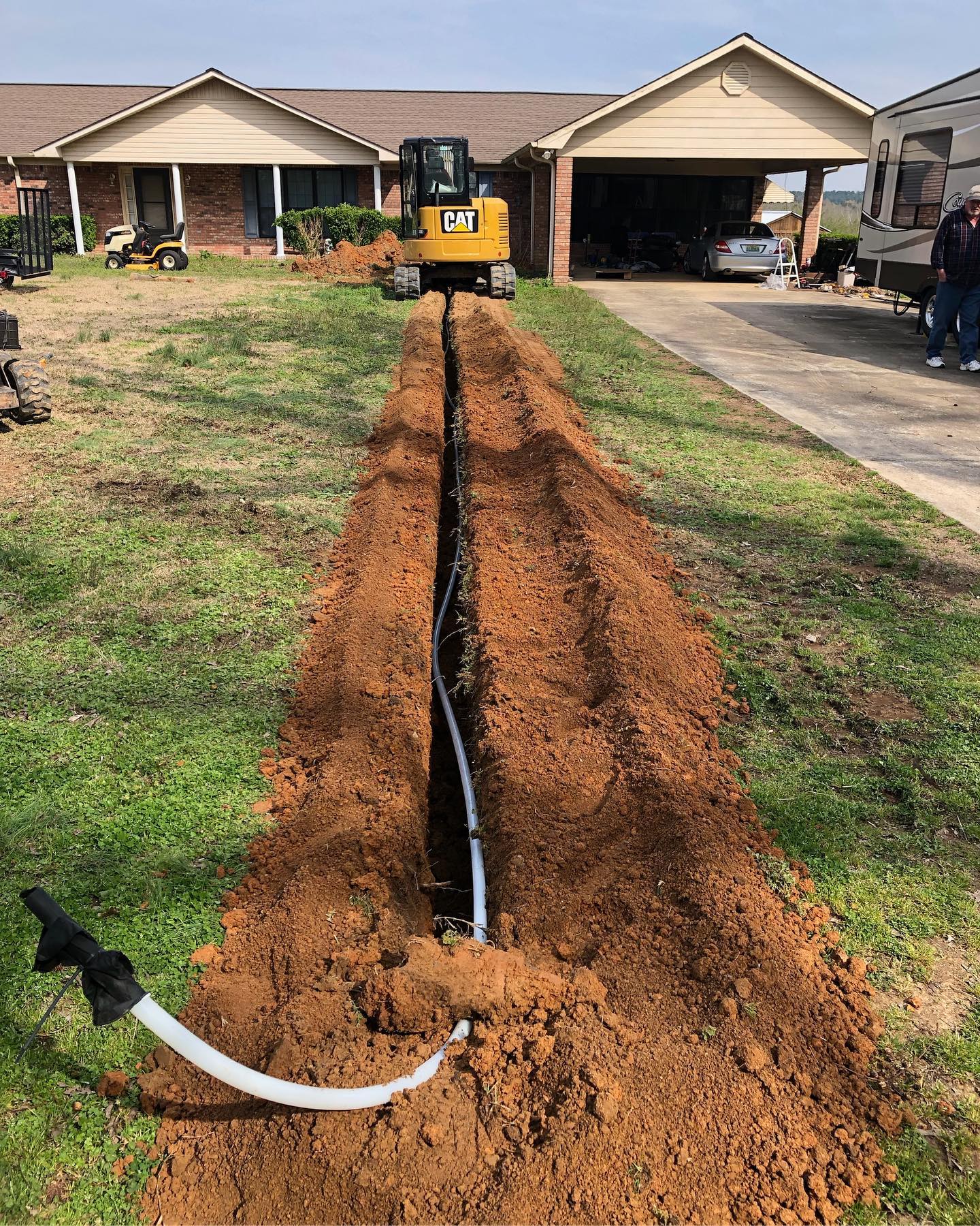 New Water Line Installed