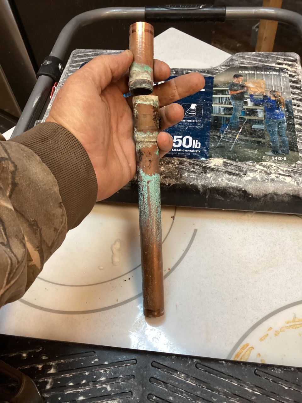 Broken Copper Pipe Repaired in McCalla – photo 2