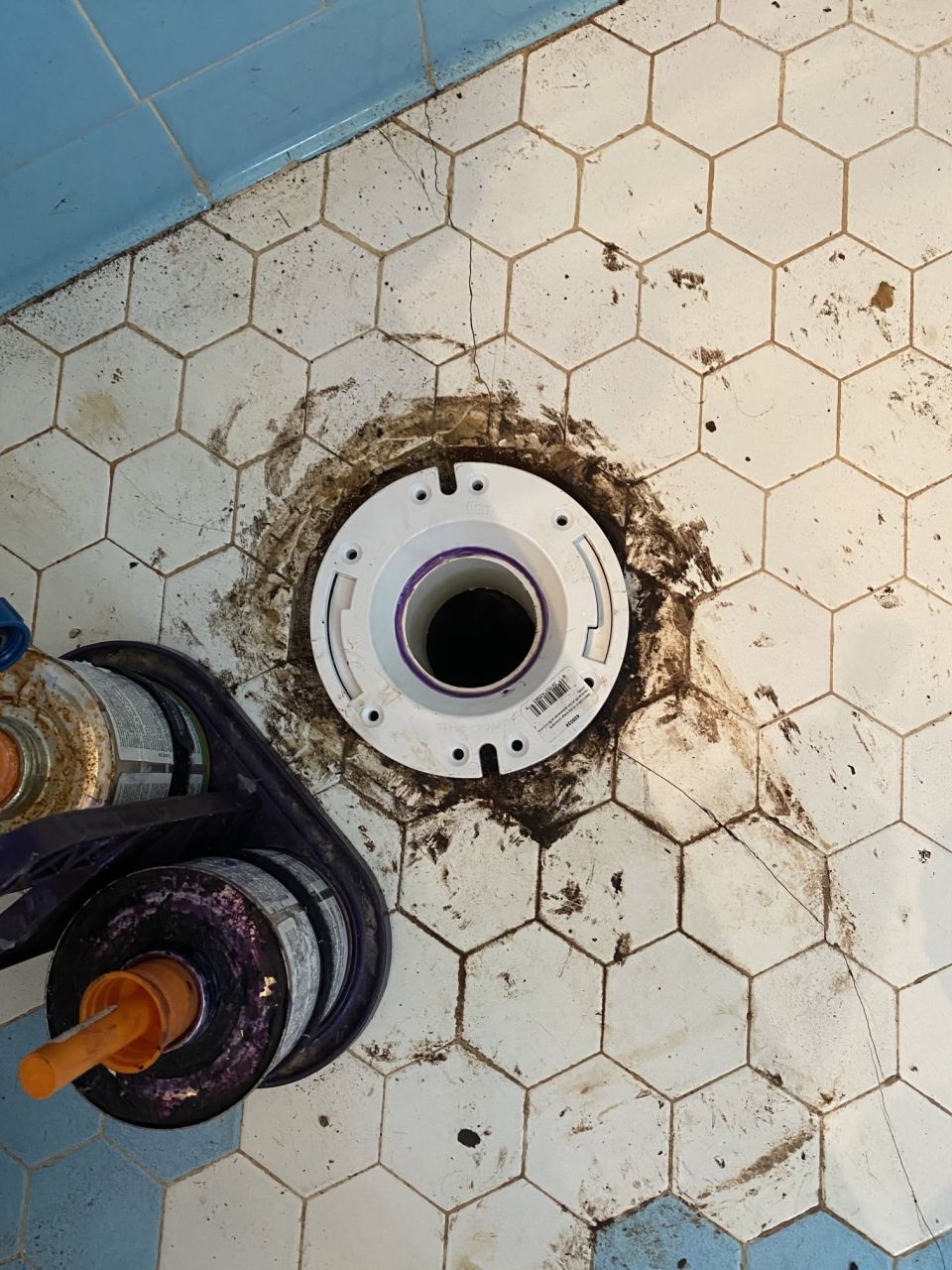 Toilet Flange Repaired and Toilet Installed – photo 4