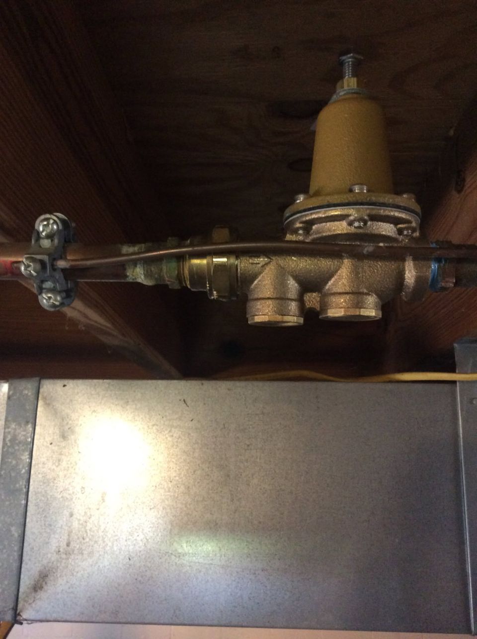 Water Pressure Regulator Replaced