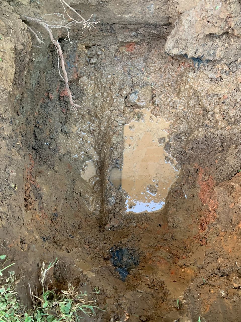 Camera Found a Hole in the 4-Inch Sewer Pipe