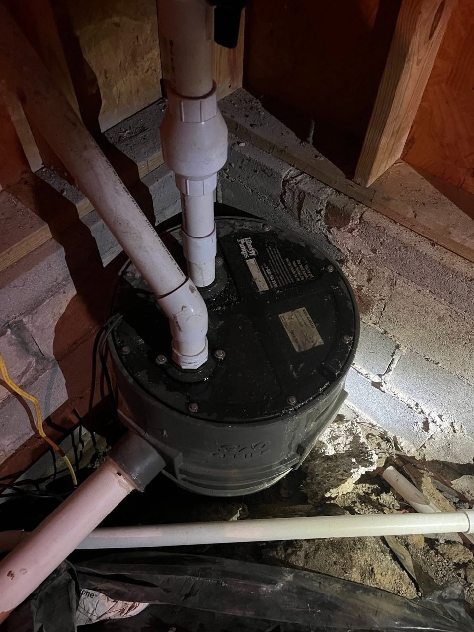 Failed Sewer Pump System Replaced