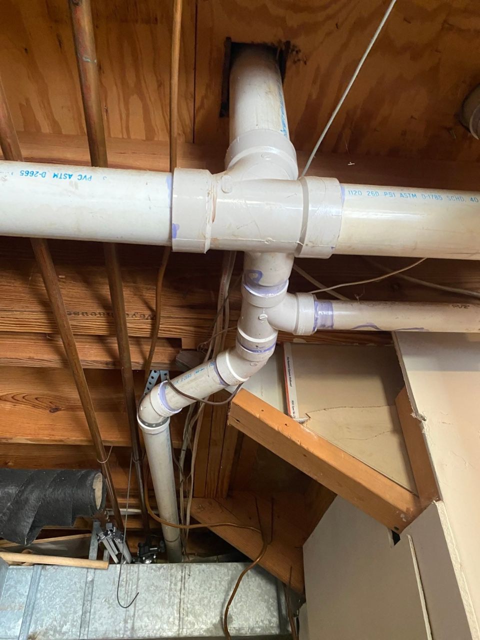 4-Inch Drain Pipe Replaced in a Basement – photo 3