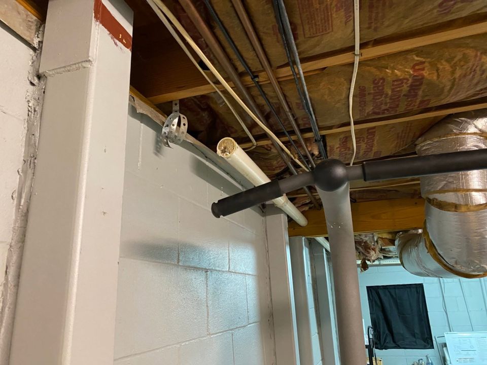 40 Feet of Drain Line Replaced