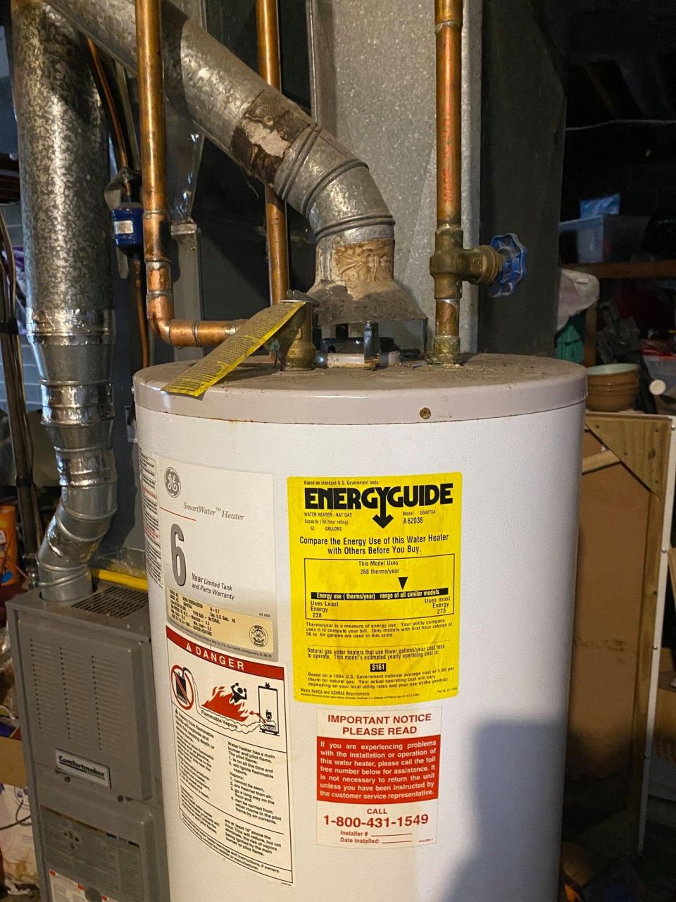 New Gas Water Heater Installed – photo 2
