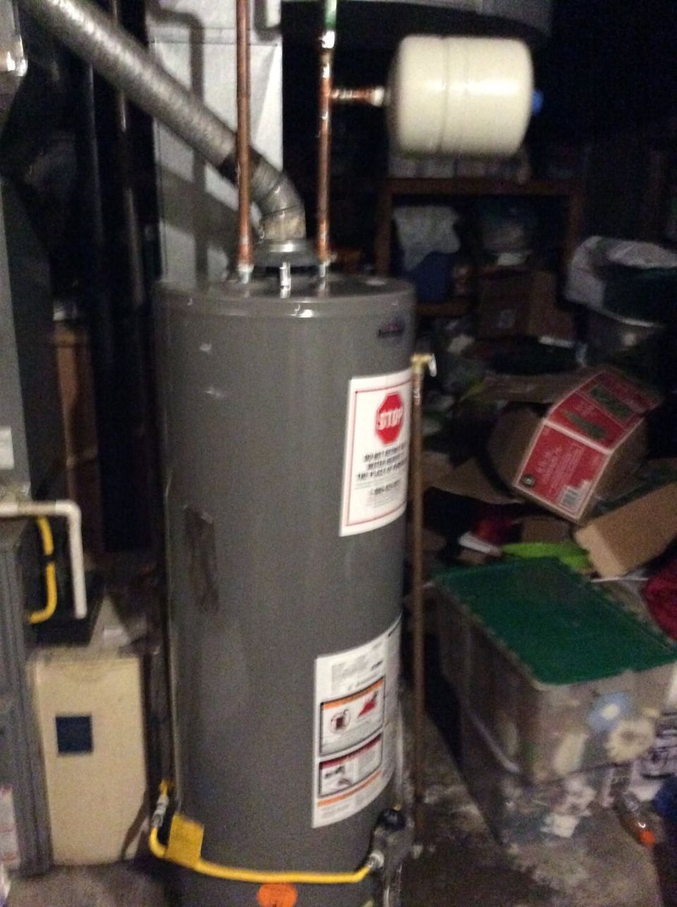 New Gas Water Heater Installed