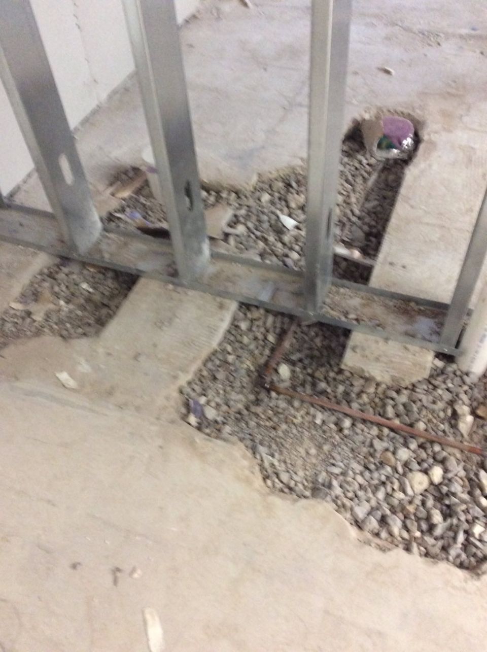 Concrete Slab Cut to Repair Underground Plumbing – photo 4