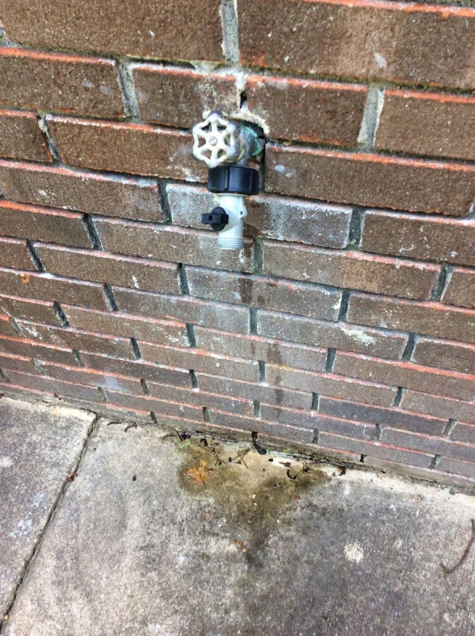 New Outside Faucet Installed